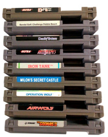 Nintendo USA NTSC NES Games UK seller Milon's Deadly Towers Iron Tank Goonies 2