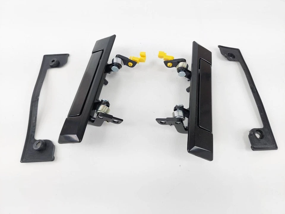 Manija de puerta de metal negro apta para camioneta Toyota Hilux RN55 4Runner 1984-1988 L&R Foto 4 de 4