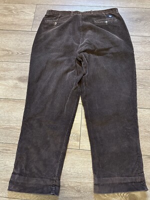 Vintage 90s Dockers Brown Chunky Corduroy Pants Mens 36x30 Baggy