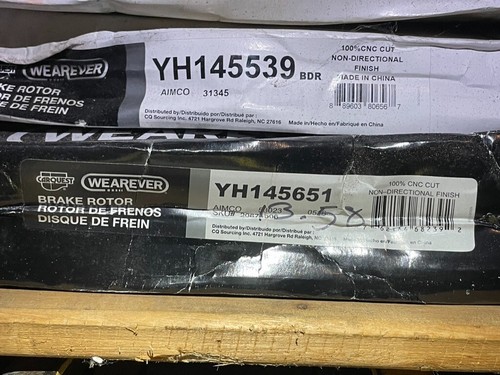 YH 145651 Carquest Disc Brake Rotor, FRONT for AWD models xref. # 780256, 53023 - Picture 4 of 4