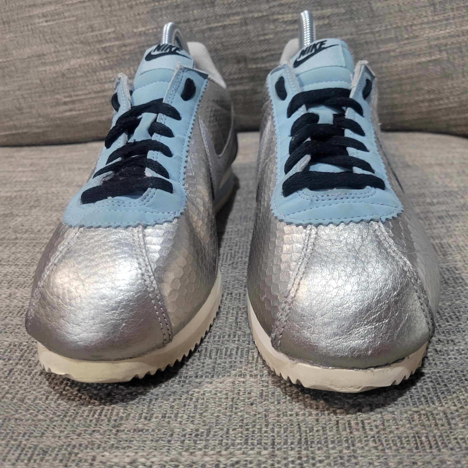 Nike Cortez Leather Premium Python Pack Silver Bl… - image 6