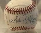 Baseball Signed By 6 HOFs Inc Brooks Robinson, Mazeroski, Duke Snider-No COA