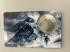 Mount Everest 1/10th Oz Carded Round .999 Fine Silver. Limited Edition.