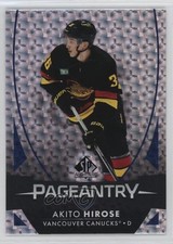 2023-24 SP Authentic Pageantry Akito Hirose #P-73 1pf0