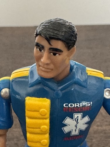 Lanard The Corps Swift Water Rescue 5 Paramedic Action Figure Blue Shirt 1999 - Picture 10 of 12