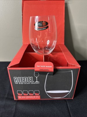 NIB~ RIEDEL THE O WINE Cabernet/Merlot Tumblers  Wine Glasses-4 Pack #7414/0