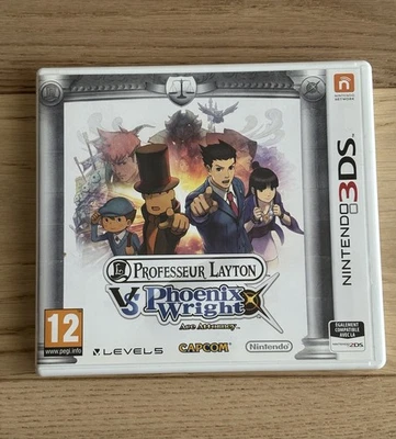 professeur layton vs phoenix wright Jeu Nintendo DS Version PAL FR Occasion - Photo 1/4