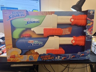Nerf Super Soaker Hydro Frenzy X2 2-Pack   24oz Water Blasters  Brand New Sealed