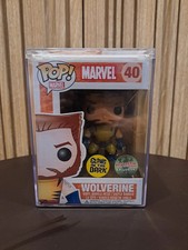 Funko Pop Marvel Unmasked Wolverine GITD Glow Toytastik Exclusive #40 Rare