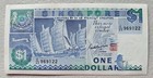 Singapore 1 Dollar 1987 Unc