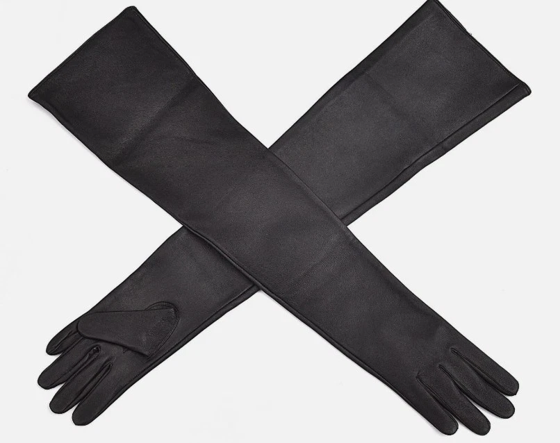 Genuine Sheepskin Leather Opera Length Party Plain Evening Elbow Gloves
Opens in a new window or tab