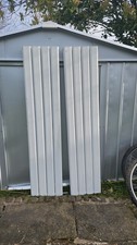 Reina Vicari Designer Double Vertical Aluminium Radiator 1800 H x 400mm W White