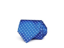 Bloomingdale's Professional Men's Silk Neck Tie Neck-tie Blue NEW MSRP 59