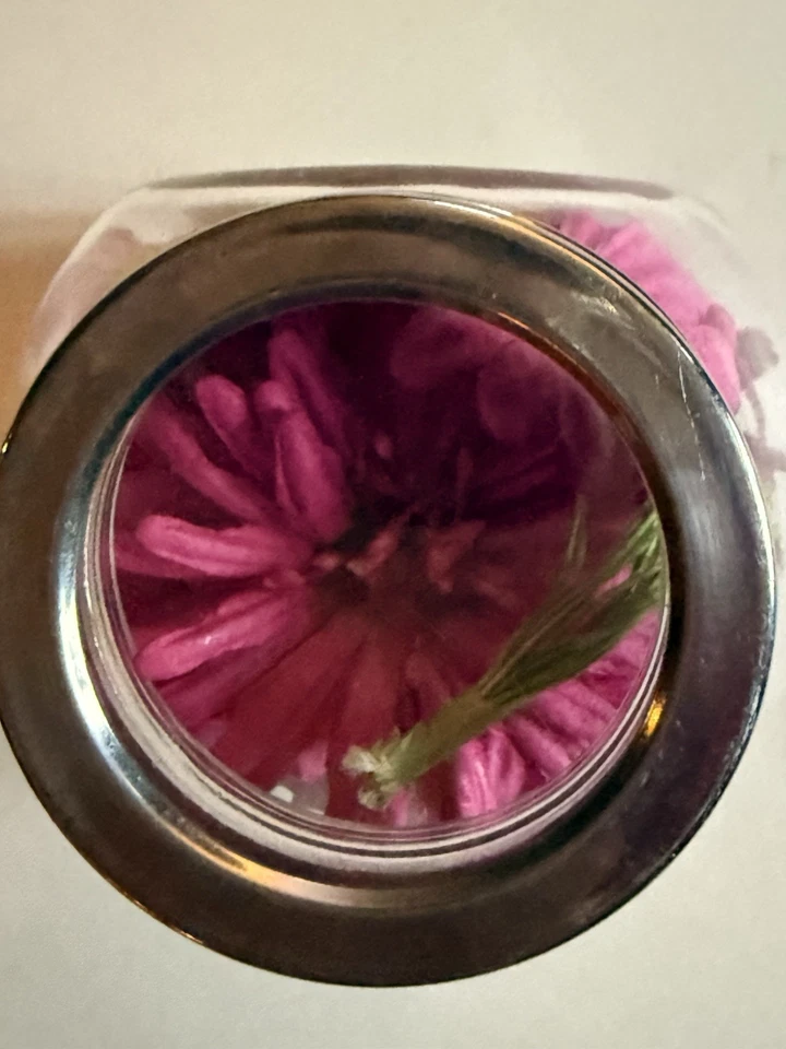 Prima Daisy Doodles Glass Jar of Cha Cha Pink Magenta Flowers 36ct - Image 3 of 4