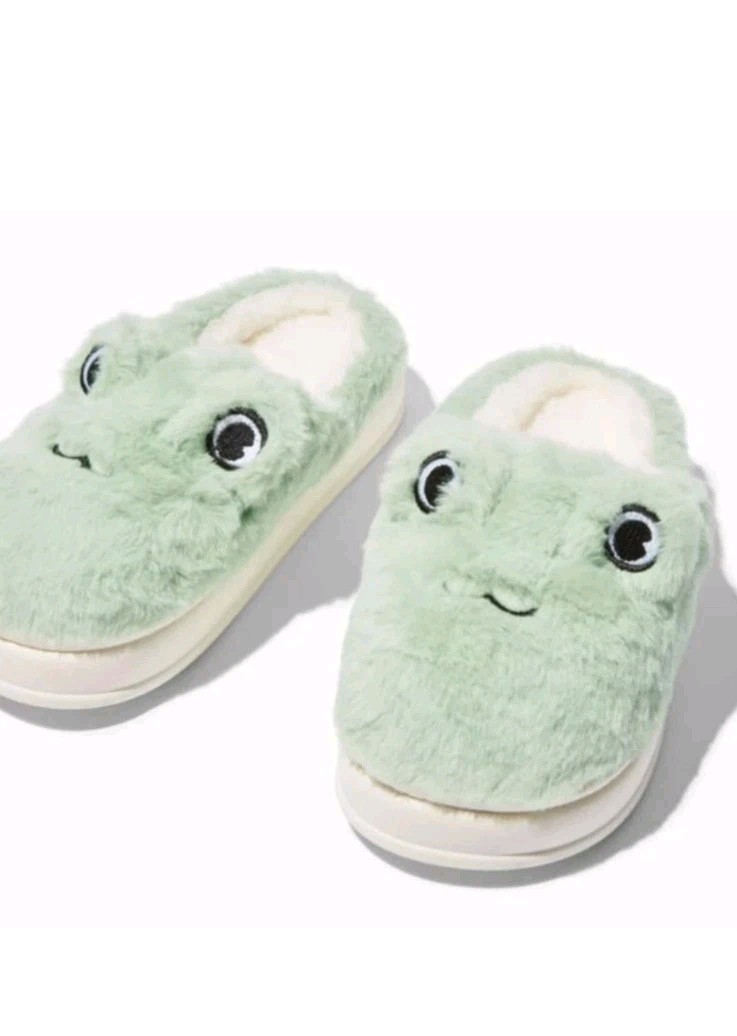 SAOLA Ciabatte Frog Face nuove con etichette Claire’s suola in gomma taglia M L