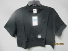 Nike Women's Black Cropped Top Shirt Size M Retail tag is $50.00
