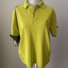 Vintage Chemise Lacoste polo France collectible Lime S/M UNISEX Excellent