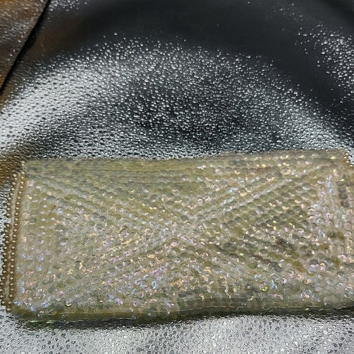 Elegant Cream Beaded Clutch - Picture 5 of 5