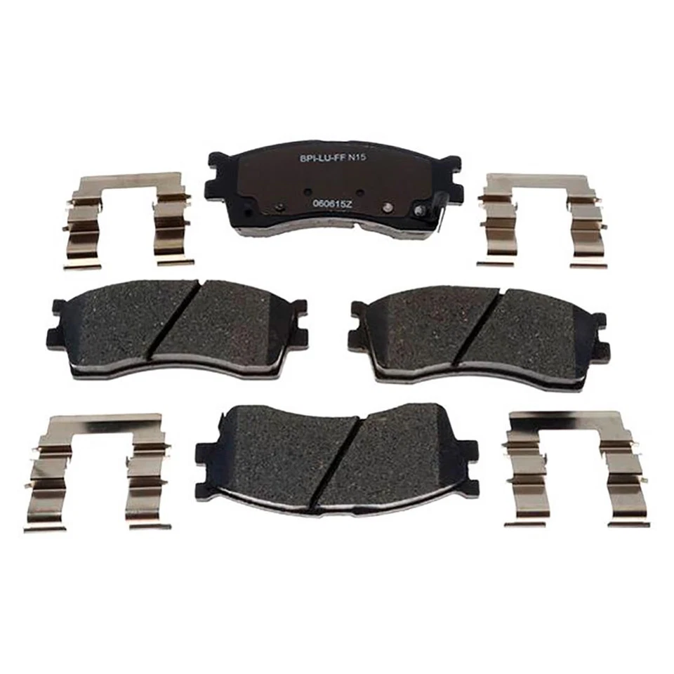 Kit de rotores de freno delanteros + pastillas de cerámica y herrajes para Kia Rio 2003-2005 Foto 2 de 4