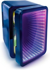 So Chill Mini Fridge Infinity LED Cosmetic Cooler Bedroom Desk Drinks Cooling