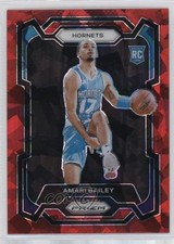 2023-24 Panini Prizm Red Ice Prizm Amari Bailey #162 2l4