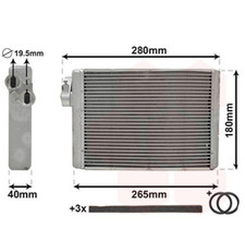 VAN WEZEL 03006408 Wärmetauscher, Innenraumheizung für AUDI A4 (B8), Q5 (8RB)