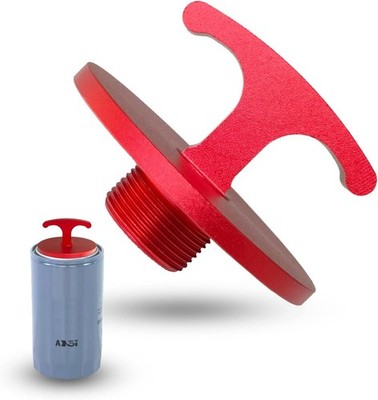 Cummins Oil Filter Wrench Red Aluminum for Dodge Ram 6.7L Diesel