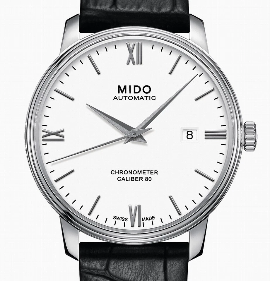 MIDO Baroncelli III COSC Chronometer Powermatic 80 SI 40 mm M027.408.16.018.00 - Bild 1 von 4