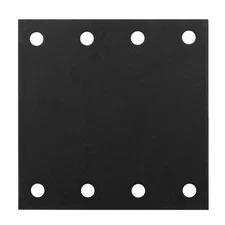 Flat Straight Mending Plate 4 PCS 6 Inch Black Metal Repair Bracket Connector