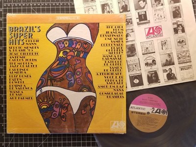 BRAZIL'S SUPER HITS LP 1968 IN SHRINK VG+ w/ INNER Jobim ART FARMER Gilberto