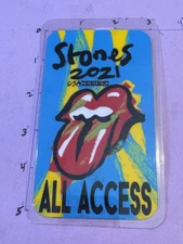 Rolling Stones Commemorative 2021 USA No Filter Tour All Access Pass And Lanyard