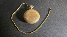 1904 Gold Filled Running Elgin Pocket Watch Grade 221 Size 16s RUNNING w/ Chain