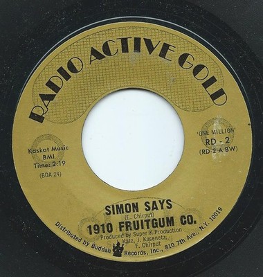 1910 Fruitgum Compan - Simon Says - Used Vinyl Record 7 - G8100z