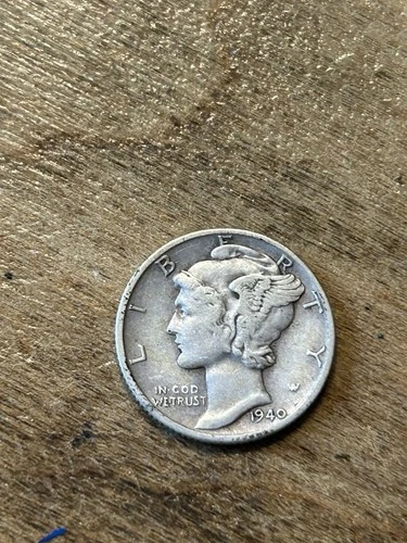 1940D Mercury Dime XF