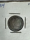 1914 Barber Dime 90% Silver ** Strong Strike Good Condition