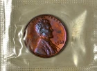 1962 1C Proof Lincoln Memorial Cent with Natural Toning in Mint Cellophane