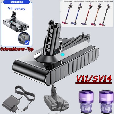 25.2V 6,0Ah Akku für Dyson V11 SV14 Absolute Screw In-Batterie Filter Ersatzakku