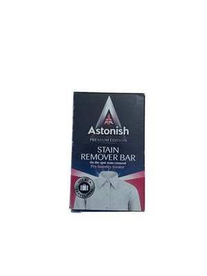 Astonish Stain Remover Soap Bar Pre Laundry Fabric Stubborn Stains Carpet 75g