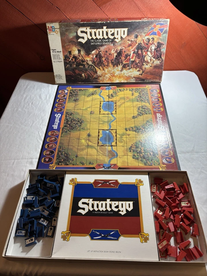 Juego de mesa Stratego Battlefield Strategy Milton Bradley 1986 - Completo Foto 3 de 4