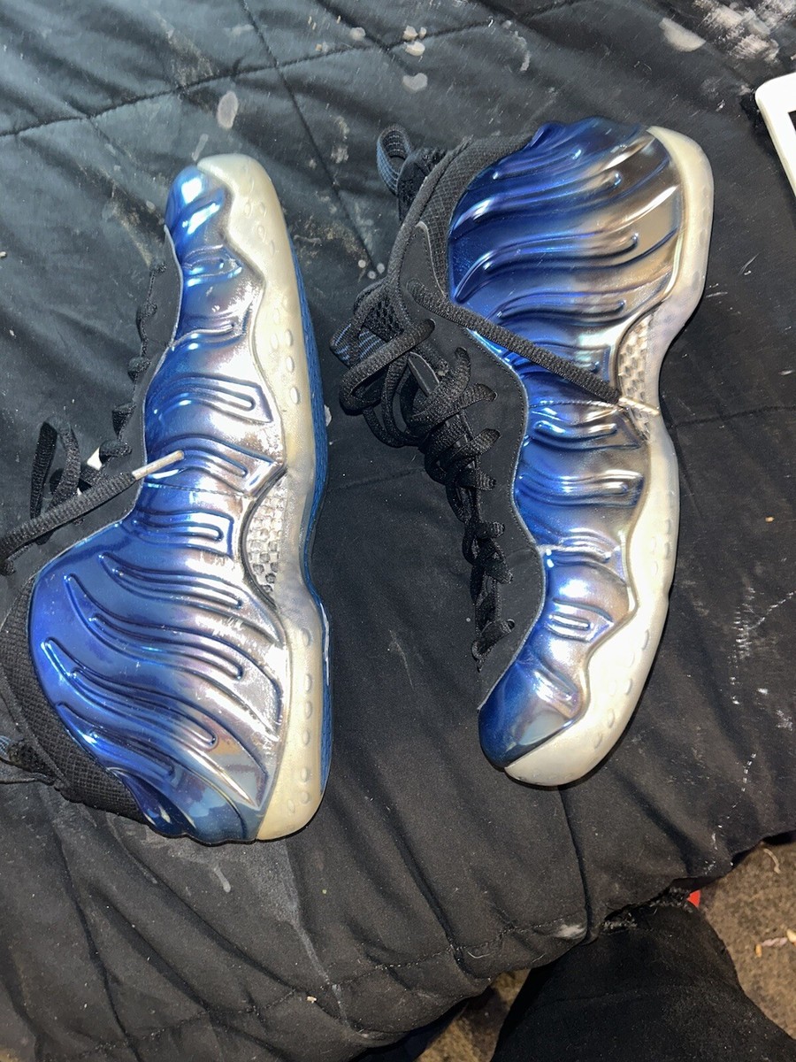 Size 11 Nike Air Foamposite One Premium Blue Mirror 2015