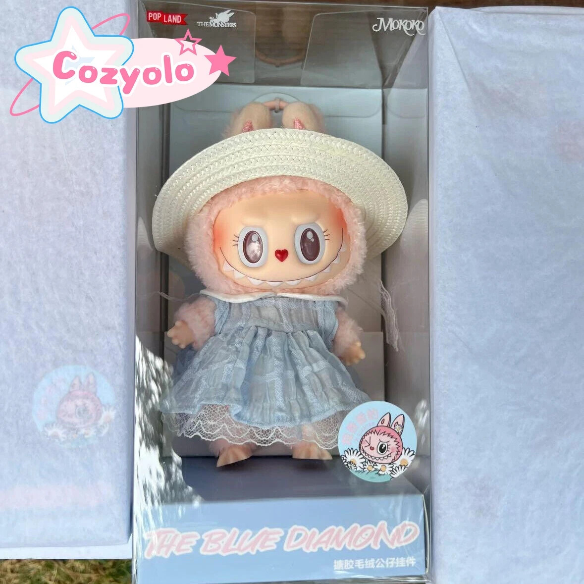 strawberrrrlyPOPMART LABUBU MOKOKO第1代 Authentic Pop Mart Labubu Mokoko V1 V2V3 Close To Sweet
