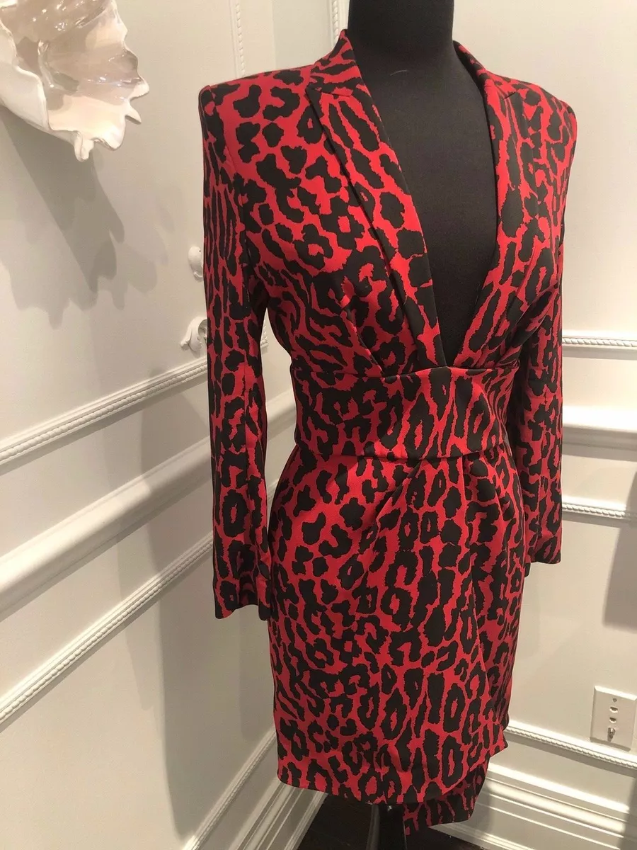 Alexandre vauthier leopard best sale dress
