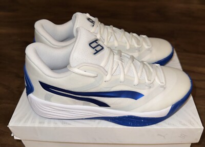 Puma Womens Stewie 2 Team 379082-04 White Basketball Sneakers Size 8.5 NEW Box