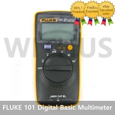 FLUKE 101 Digital Basic Multimeter Pocket Portable Meter AC DC Volt Tester_