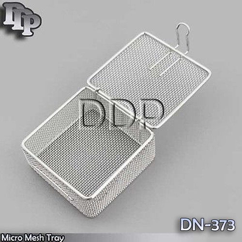 Micro Mesh Tray 7.5 x 7.5 x 3.5 Cm Perforated Mesh Box DN-373 - Picture 2 of 2
