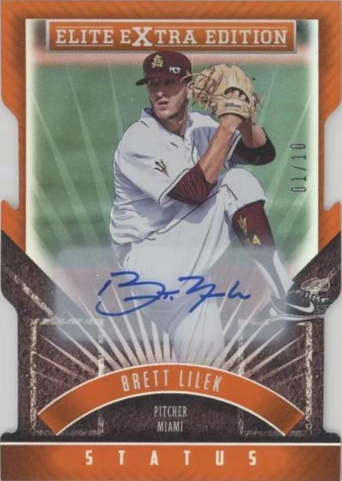 Status Orange Die-Cut Prospects Autographs