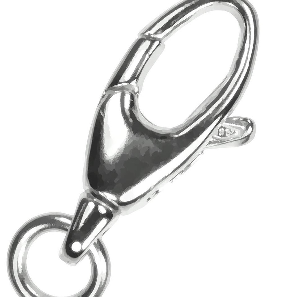 14K White Gold Swivel Lobster Clasp 10mm eBay