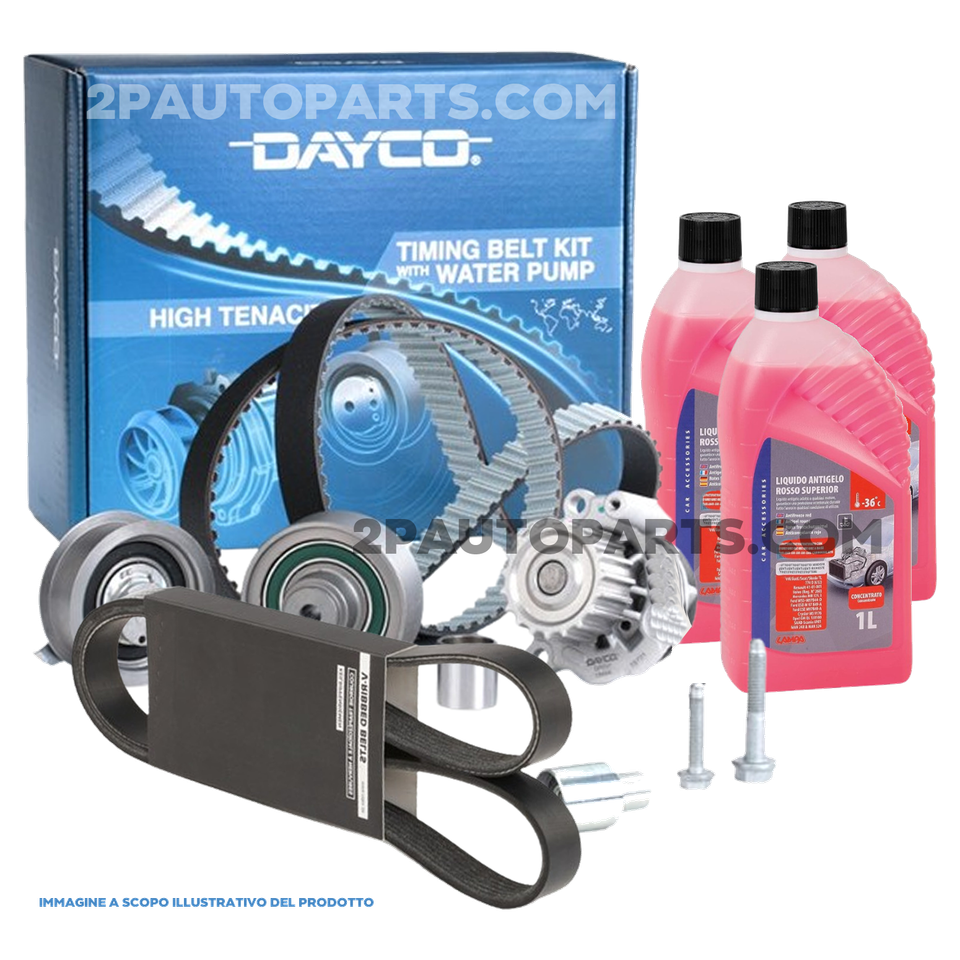 Kit De Distribution BMW Diesel - Courroie + Pompe à Eau Frankberg Pour Série 1 Et 3 (E87, E90, E91)