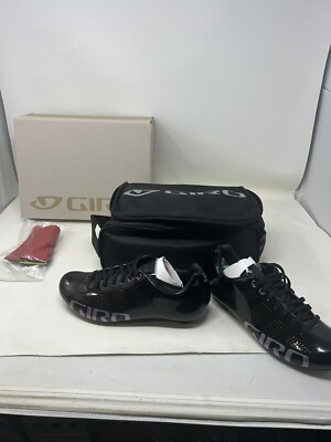 Chaussures De Cyclisme Route Giro Empire ACC Carbone – Femme – Noir – Taille 38 EU