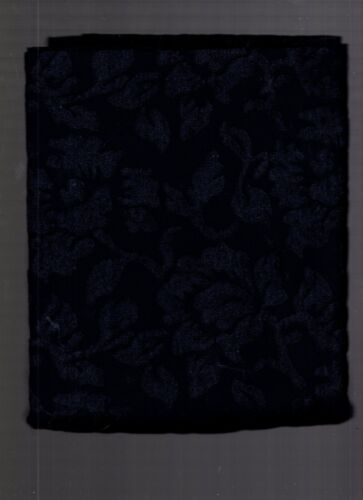1 yard fabric burnout velvet navy nylon spandex 54" wide - Picture 3 of 5